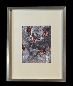lot 138 image: Pretty Framed Floral Print