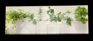 lot 71A image: Gorgeous Canvas Greenery Print