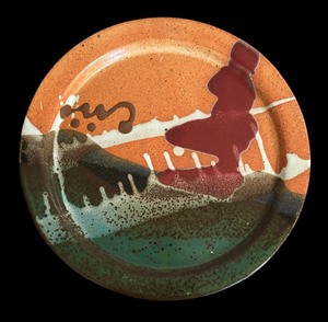 lot 160 image: Pretty Pottery Platter