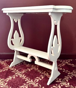 lot 155A image: Vintage Painted Side Wooden Table