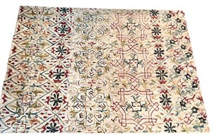 lot 36 image: Multi Colored Wool Area Rug
