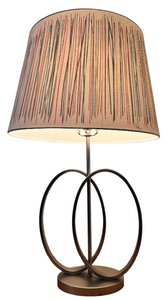 lot 37 image: Table Lamp with Beautiful Shade