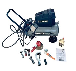 lot 45A image: Performax 8 Gallon Air Compressor and Accessories