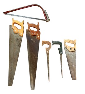 lot 214 image: Variety of Hand Saws