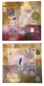 lot 186 image: Pair of Canvas Wall Hanging Prints