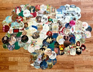 lot 147 image: Set of 12 Unique Homemade Placemats