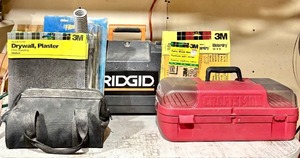 lot 198 image: Variety of Garage Items including a Dremel, Rigid R2600 Orbital Sander and More