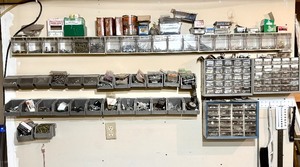 lot 201B image: Large Lot of Nuts and Bolts and Organizers