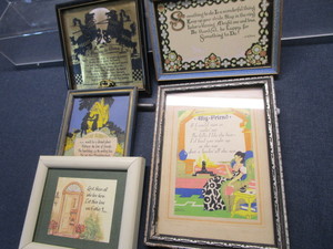lot 67 image: Framed Writings - Antique