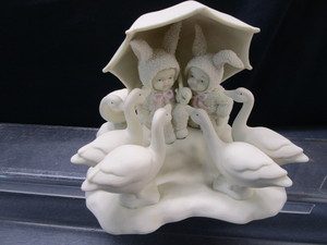 lot 53 image: Snowbunnies Rain Rain Go Away