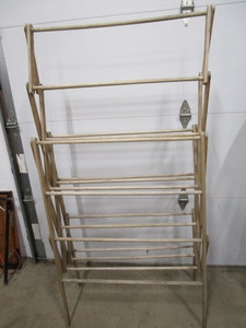 lot 59 image: Wooden Drying Rack