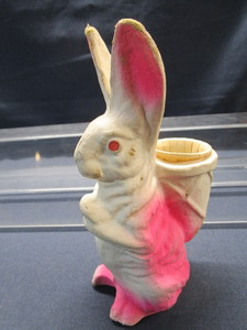 lot 60 image: Antique Paper Mache Rabbit