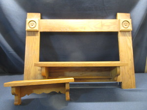 lot 144 image: Oak Frame & Shelf - Hand Crafted