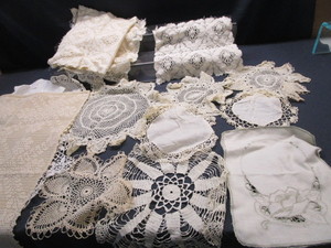 lot 146 image: Crocheted & Lace