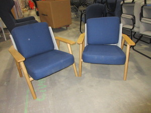 lot 540 image: STUDIO TK LASAI LOUNGE CHAIRS