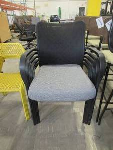 lot 560 image: OFS, HIMARK SIDE CHAIRS WITH MESH BACK