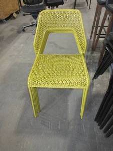 lot 562 image: BLU DOT GARDEN CHAIRS