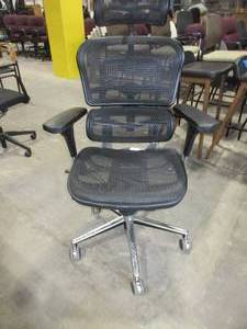 lot 563 image: ERGOHUMAN, EURO TECH, ADJUSTABLE OFFICE CHAIR