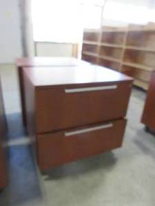 lot 582 image: FIRST OFFICE, ROLLING, 2 DRAWER LATERAL FILES