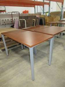 lot 604 image: ASSORTED SIZE, MATCHING OFFICE TABLES