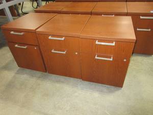 lot 609 image: FIRST OFFICE ROLLING FILE PEDESTALS