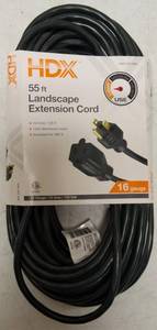 lot 7 image: HDX  BRAND NEW - 55 ft Landscape Extension Cord