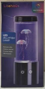 lot 21 image: Litehaus  LED Jellyfish Lamp (View Photos)