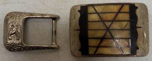 lot 27 image: Unique Collection of 2 One-of-a-Kind Belt Buckles (View Photos)