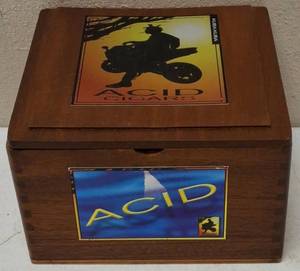 lot 30 image: Acid Cigars Wooden Box (Empty)