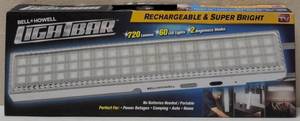 lot 53 image: Bell  Howell  Light Bar - White - NEW