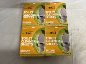 4 Boxes of Toilet Cleaner Sheets