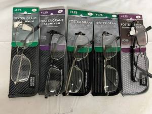 5 Pairs of Foster Grant Glasses