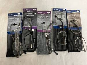 5 Pairs of Foster Grant Glasses