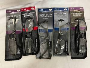 5 Pairs of Foster Grant Glasses