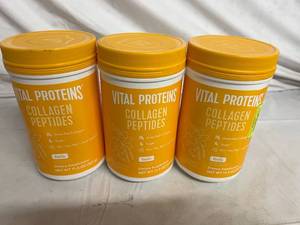 3 Containers of Vital Proteins Collagen Peptides