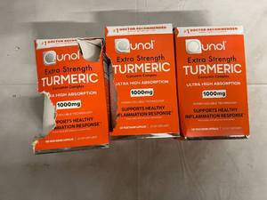 3 Bottles of Extra Strength Tumeric