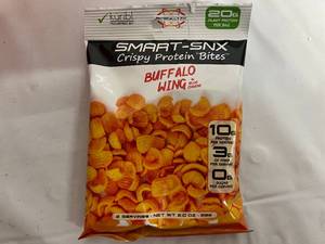 12 Bags of Smart-Snx Crispy Protein Bites - Buffalo Blue Cheese