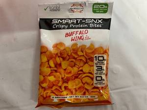 12 Bags of Smart-Snx Crispy Protein Bites - Buffalo Blue Cheese