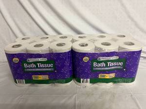 2 x 12 Packs of Pasque 2-Ply Bath Tissue