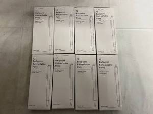 8 x 12 Packs Ballpoint Retractable Pens - Red