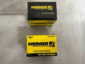 2 x 24ct Pack of Werker AAA Batteries