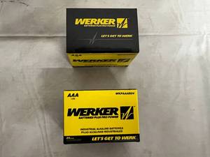 2 x 24ct Pack of Werker AAA Batteries