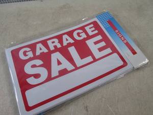 lot 209 image: (EC1) Pack of 12 New Garage Sale Si...