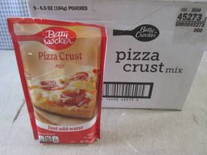 lot 234 image: (B-3) 9 Pouches of Pizza Crust Mix ...