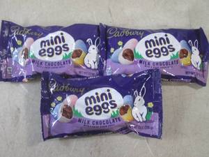 lot 255 image: (B-1) 3 Bags of Cadbury Mini Eggs 7...