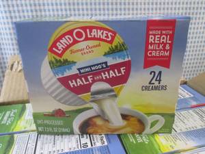 lot 257 image: (B-4) 6 Boxes of 24 Half and Half C...