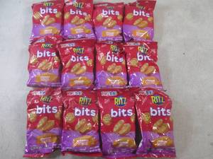 lot 263 image: (B-2) 12 Big Bag Cheese Ritz Bits P...