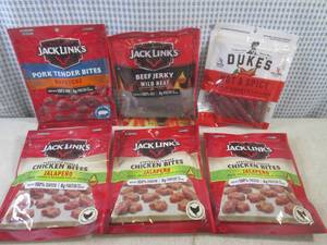 lot 279 image: (B-3) 6 Assorted Bags Meat Snacks P...