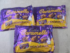 lot 283 image: (B-3) 3 Bags of Cadbury Caramello M...