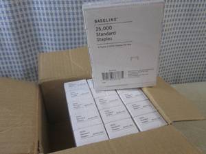 lot 43 image: (CSB) 100,000 Standard Staples  4 ...